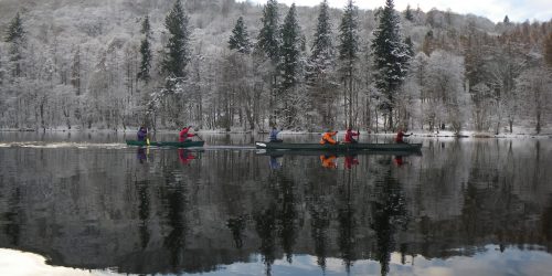 Winter Canoeing in the Lake District