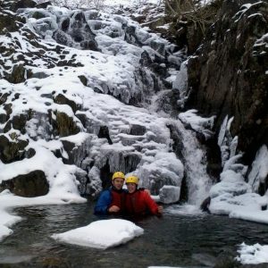 Winter Gorge Walking in the Lake District