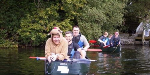 Stag party Canoeing