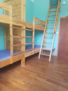 Lowick school bunkhouse bedroom