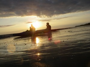 Kayaking on the Cumbrian Coast